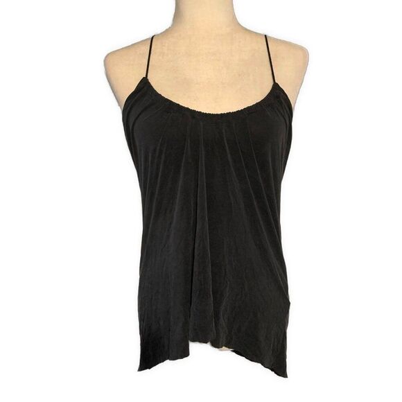 zara wb collection Solid Black Round Neck Tank Top Small - Picture 1 of 3